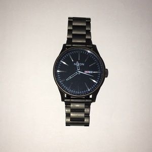 NIXON watch -Sentry SS Blue and gunmetal gray